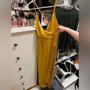 Lulus Yellow Maxi Dress (size S)